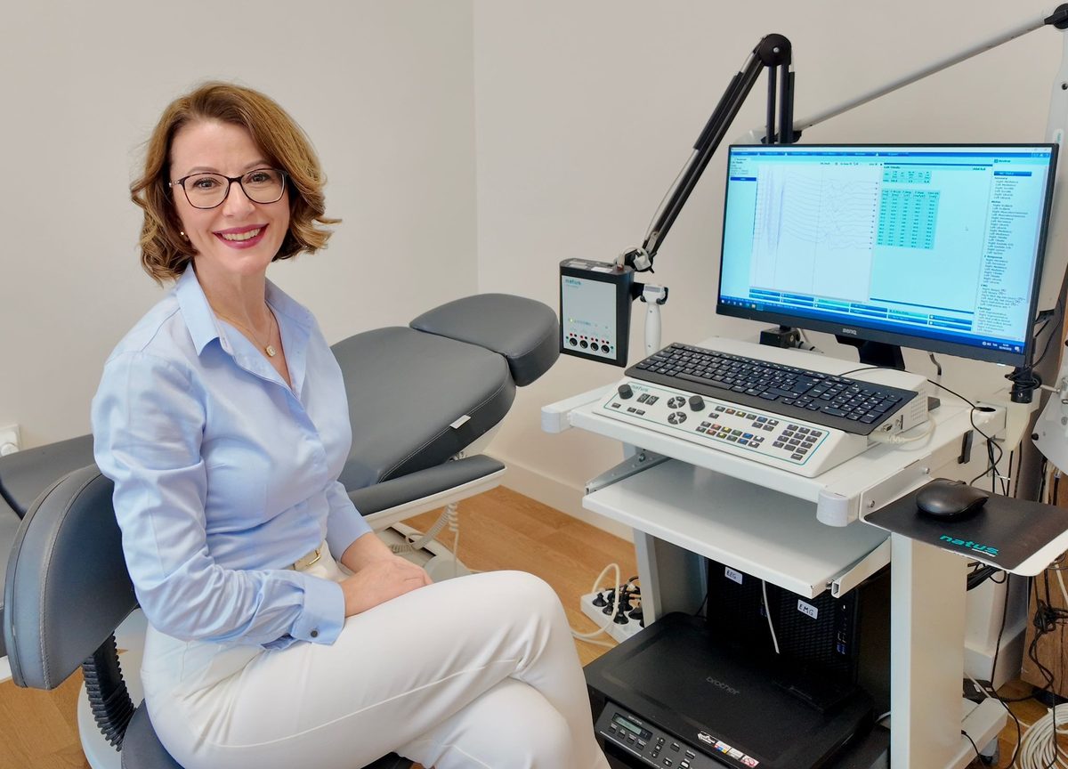 Elektrodiyagnostik testlerde EMG için kullanılan cihaz